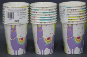 Creative Converting 039938614966 Llama Party Cups 9 Ounce 8 Count Per Pack Of 3