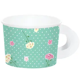 Creative Converting 039938685393 Floral Birthday Paper Party Supplies Set 24 Pcs