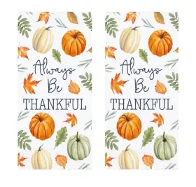 Creative Converting 039938955342 Paper Guest Hand Towels 48 Count Disposable With Pumpkins Thankful Thanksgiving