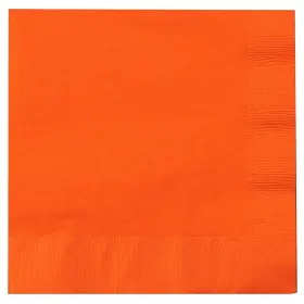 Creative Converting 073525653525 Sunkissed Orange Lunch Napkins