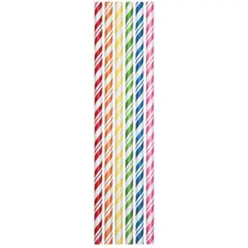 090410 Creative Converting Paper Straws 24-ct. -