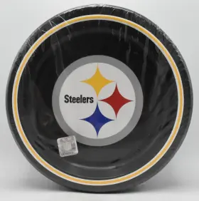 Creative Converting 196504104556 Nfl Pittsburgh Steelers Premium Paper Plates 10 Inch 85 Ct