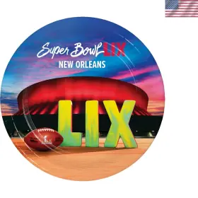 Creative Converting 196504217881 Nfl Super Bowl Lix Dessert Paper Plates 24 Count