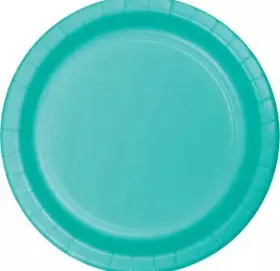 324766 Creative Converting Teal 7 Inch Paper Plates 24 Per Pack Tableware Decorations And Party Supplies