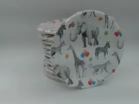 336045 Creative Converting Party Animal Kids Birthday 7 Inch Paper Dessert Plates Set