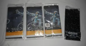360394 Creative Converting Space Skateboarder Paper Tablecloth Lot Of 4 - Size 54 Inch X 102 Tableware