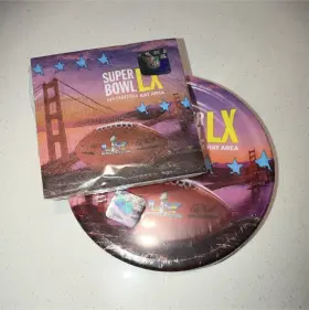 378478sb Creative Converting San Francisco Bay Area Super Bowl Lx Nfl Cocktail Party Plates And Napkins