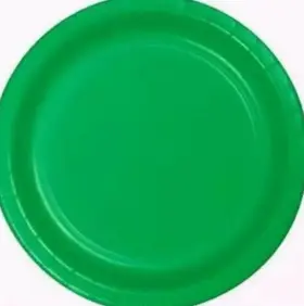 47112b Creative Converting Green 9 Inch Paper Plates 24 Per Pack Party Tableware Decorations Supplies