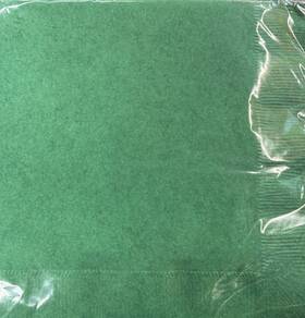 Creative Converting 58112b Emerald Green 50ct. 3-ply Paper Lunch Napkins 12-7/8 Inch Party Supply Tableware