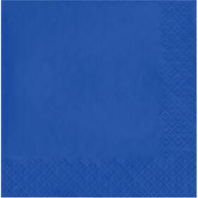 Creative Converting 583147b Touch Of Color 3-ply Paper Lunch Napkins 50 Count Cobalt