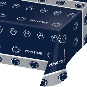 724729 Creative Converting Penn State Nittany Lions Plastic Tablecloth 54 Inch X 108 Tableware New