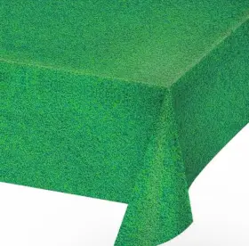 727965 Creative Converting Sports Fanatic Grass Print Plastic Banquet Tablecloth Birthday Party Decorations