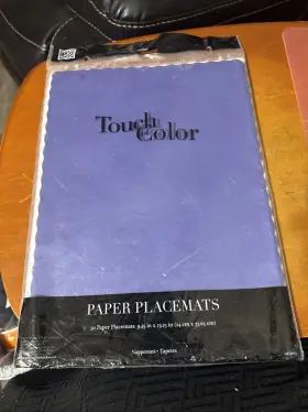 86-3268b Creative Converting Purple Paper Placemats 9.5 Inch X 13.5 50 Per Pack Tableware Decorations Supplies