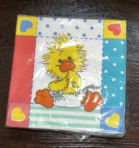 Creative Expressions Group 073525012346 New Little Suzy S Zoo Set Of 36 Paper Napkins Baby Shower 3-ply 9 7/8x9 7/8 Usa