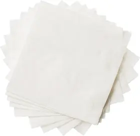 43219-32562 Crystal Ware Crystalware Beverage Paper Napkins 1 Ply Cocktail Napkin Bulk Package White