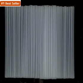 Cvndkn 445027066067 Clear Straws 100 Pcs Long Disposable Plastic Drinking Straws. 0.23ftftdiameter An