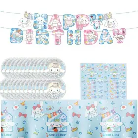 Dagord 768434925916 Cinnamoroll Birthday Decorations Kawaii Cartoon Theme Party Tableware Includ