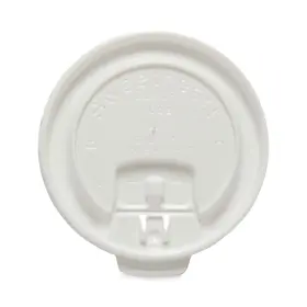 Dlx10r00007 Dart Container Corporation Lift Back And Lock Tab Cup Lids For Foam Cups Fits 10 Oz Solo Trophy Hot/cold