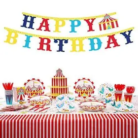 Decorlife 882807570753 Carnival Birthday Party Supplies 143pcs Circus Theme Decoration