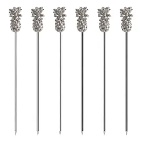 Deekoudt 704129984660 Stainless Steel Pineapple Martini Cocktail Picks For Fruit Party Wed