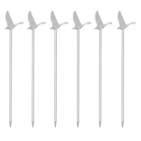 Deekoudt 704129984738 Stainless Steel Greylag Goose Martini Cocktail Picks For Fruit Party