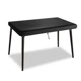 Delixike 768510568167 Outdoor Table Cover - Heavy Duty Patio Top Fitted Black