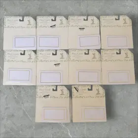 Design Group 018697460984 Gold Foil And White Place Cards 80 Ct Flat Elegant All Occasion Wedding Easter