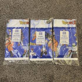 Design Ware 018100692148 Lot 3 Dragon Ball Z Tablecover Party Decoration Goku Birthday Supplies Nos 1999