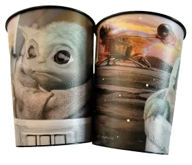 Designware 011179783274 Mandalorian Baby Yoda The Child 16 Oz. Plastic Favor Cup Set Of 2
