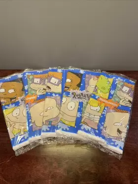 Designware 018100086831 Rugrats Vintage 1998 Plastic Tablecloth Nickelodeon 54 Inch X 96 Nos