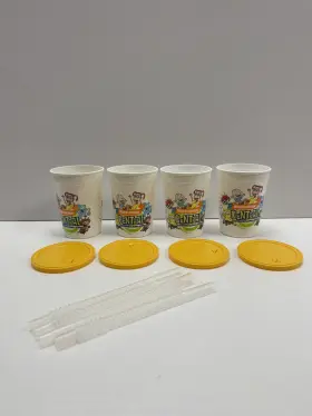 Designware 018100536725 New 8 Lot Plastic Reusable Party Cups Chuckie Tommy Blues Clues Spongebob