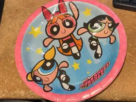 Designware 018100631529 The Powerpuff Girls Party Dinner Plates 8 9 Inch Diameter New/plastic Open D2