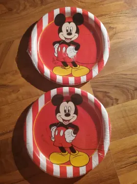 Designware 064319288986 Mickey Mouse Paper Birthday Plates 6 7/8 Inch 8 Ct Disney Sealed Lot Of 2