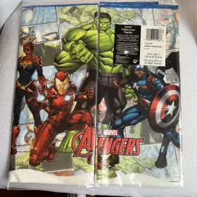 Designware 192937114988 2 Marvel Avengers Superhero Tablecloth Birthday Party 54 Inch X 96 Table Plastic