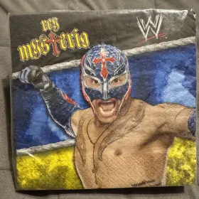 553713 Designware Wwe Wrestling Birthday Party Supplies 16 Paper Luncheon Napkins Rey Mysterio