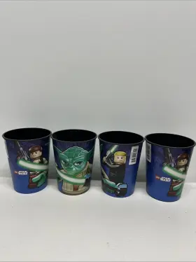 Designware 726528296229 Star Wars Lego 16oz Plastic Cups Birthday Party Supplies Beverage Drinking Set 4