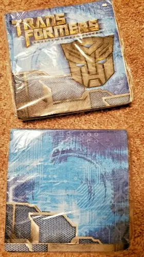 Designware 883515916451 Transformers Revenge Of The Fallen Lunch Napkins 16 - Birthday Party 2 Packs