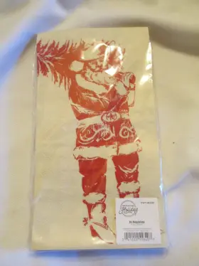 Destination Holiday 041220558407 Western Cowboy Santa Paper Party Napkins 16 Pieces