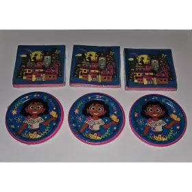 Disney 011179512447 New Encanto Birthday Party Supplies Lot 3 Pk Napkins Plates Mirabel