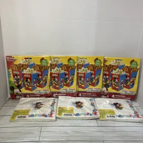 Disney 724328642499 Mickey Mouse Clubhouse Party Lot 4 Snack Box Packs 3 Napkin New