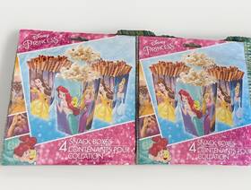 Disney 724328653181 Princess Cinderella Ariel Rapunzel Snack Box Cups Party Favors 4 Pack 2