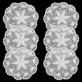 Sn1thjqqd Divina Vitae 611190 1 6 Pcs 8 Inch White Vintage Crochet Doilies - Round Lace 7.87