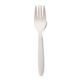 Dixie 078731350923 Bulk Case Plastic Forks White Of 1 000