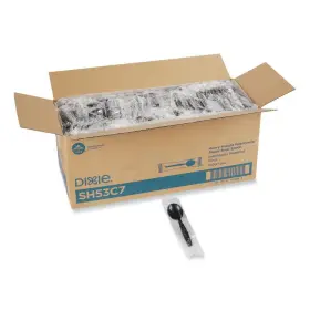 Dxesh53c7 Dixie Disposable Tableware Polystyrene Utensils Individually Wrapped 1000-carton