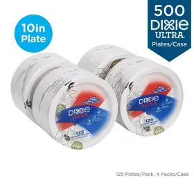 Dxesxp10path Dixie Electric Ultra Heavy-weight Pathways Paper Plates 10.12 Inch 500 Ct