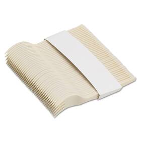 Dixie Ssf11b Smartstock Plastic Cutlery Refill Forks 6 1/2-inch Beige