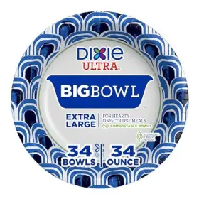 Dixie Ultra 042000162210 34 Ounce Paper Bowl Count