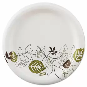 Ux7ws Dixie Pathways Soak-proof Shield Mediumweight Paper Plates 6 7/8 Inch Grn/burg