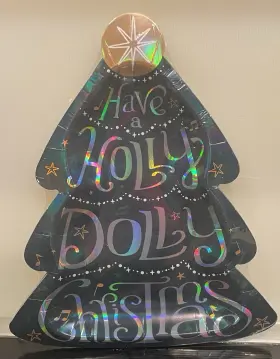 Dolly Parton 196504144002 Have A Holly Christmas Paper Plates 8 Ct Tree