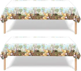 Gr6r77 Domidola Tablecloth Disposable Birthday Party Supplies And Decoration Kid Boy Baby Shower